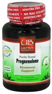 Ultra Botanicals   Pregnenolone Hormone Support   60 Capsules