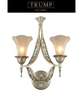 Chelsea 2 Light Wall Sconces in Aged Silver 3824/2