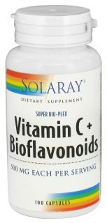 Solaray   Super Bio Plex Vitamin C + Bioflavonoids 500 mg.   100 Capsules