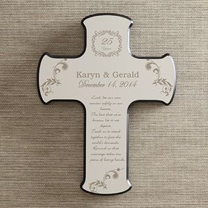 Personalized Wall Cross   Our Anniversary Blessing