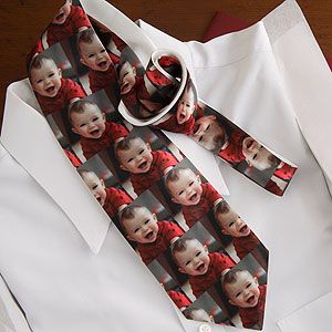 Personalized Photo Collage Neck Tie for Dad