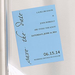 Custom Personalized Save The Date Magnets