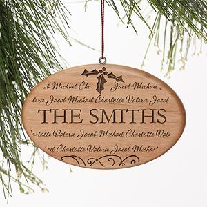Personalized Christmas Ornaments   Family Is Forever