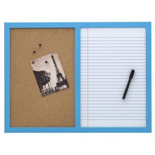 Melannco Turquoise Blue Cork/ White Board Combo