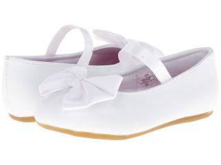 Baby Deer Ballet Skimmer Girls Shoes (White)