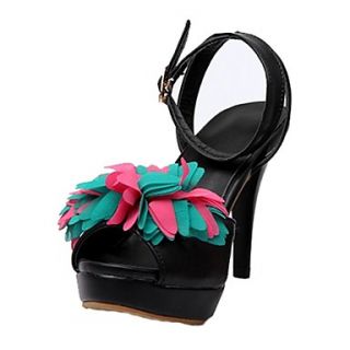 Leatherette Womens Stiletto Heel Sling Back Sandals Shoes (More Colors)