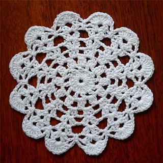 Set of 12, Lovely Handmade Shabby Chic Vintage Crochet Doilies Coaster