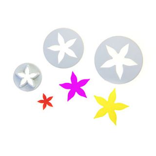 Flower Cake Decorating Cutter Set Of 3 Pieces