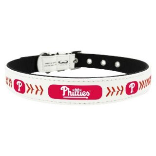 Philadelphia Phillies Classic Leather Medium Baseball Collar