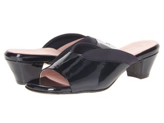 Taryn Rose Odi Womens Clog/Mule Shoes (Navy)