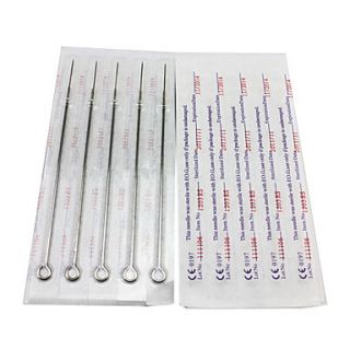 50PCS Sterile Stainless Steel Tattoo Needles 25 3RS 25 5RL