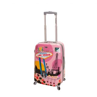 Rockland Las Vegas 20 inch Lightweight Hardside Spinner Carry on Luggage