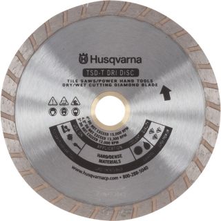 Husqvarna Turbo Diamond Blade   7 Inch, Wet/Dry, Model TSD T 7 Inch Dri Disc