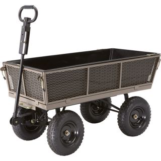 Gorilla Carts Dump Cart   1200 Lb. Capacity, 5 Cu. Ft., Model NTEMP14