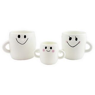 Family of Three People Ceramic Cup