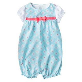 Just One YouMade by Carters Girls Romper and Bodysuit Set   White/Blue 18 M