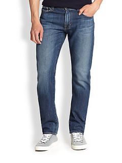 AG Adriano Goldschmied The Graduate Tailored Fit Jeans   Dark Blue