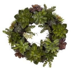 Round 20 inch Succulent Wreath