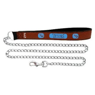 Tennessee Titans Football Leather 3.5mm Chain Leash   L