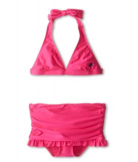 Splendid Littles Flower Market Halter Skirted Pant Girls Swimwear Sets (Pink)