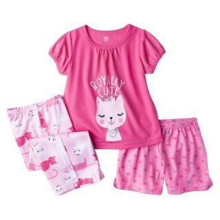 Just One You Made by Carters Infant Toddler Girls 3 Piece Royally Cute Pajama