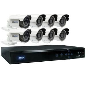 KGUARD Security Aurora 16 Channel QR Cloud 960H Surveillance System with 1TB HDD and (2) 800 TVL Cameras and (6) 700 TVL Cameras Aurora AR1621 2CKT001 1TB