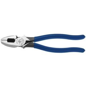 Klein Tools 9 in. High Leverage Side Cutting Pliers   Fish Tape Pulling D213 9NETP