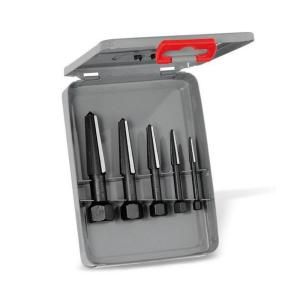 KNIPEX Size 1 5 Metal Case Double Edged Screw Extractor Set 5 Parts 9R 471 901 3