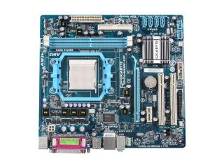 GIGABYTE GA M68M S2P AM3/AM2+/AM2 NVIDIA GeForce 7025/nForce 630a chipset Micro ATX AMD Motherboard