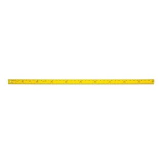 Lufkin 3 ft. (1m) English Aluminum Meter Stick Measuring Tape, Metric 1261ME