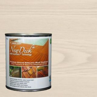 NewDeck 1 qt. Water Based Birch Infrared Reflective Wood Stain 1QNDCS406
