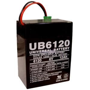 UPG SLA 6 Volt P2 Pressure Contact Terminal Battery UB6120 TOY