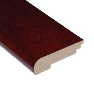 Home Legend High Gloss Birch Cherry 3/4 in. Thick x 3 1/2 in. Wide x 78 in. Length Hardwood Stair Nose Molding HL107SNS