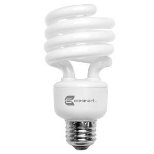 EcoSmart 100W Equivalent Soft White (2700K) Spiral CFL Light Bulb (4 Pack) ES5M8234