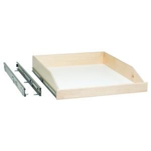 Slide A Shelf Made To Fit Slide Out Shelf, Full Extension, Ready To Finish Maple Front SAS FE L M