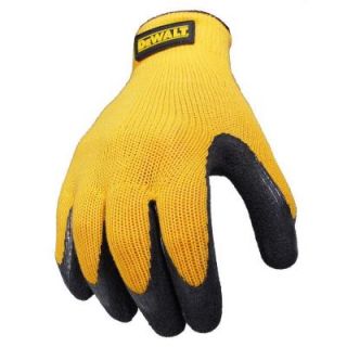 DEWALT Textured Rubber Coated Gripper Glove   Medium DPG70M