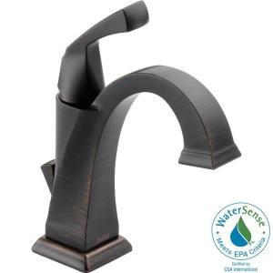 Delta Dryden Single Hole 1 Handle High Arc Bathroom Faucet in Venetian Bronze 551 RB DST