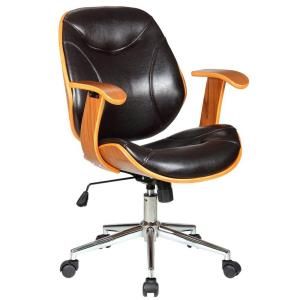Boraam Rigdom Brown Desk Chair 97914