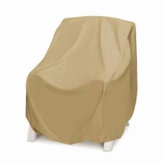 Two Dogs Designs Khaki Oversized Patio Chair Cover 2D PF38365