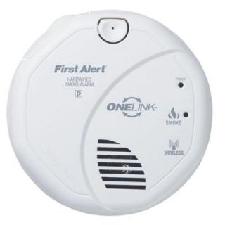 First Alert Onelink 120 Volt AC Wireless Smoke Detector with Photo electric Sensor SA520B