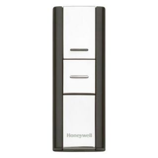 Honeywell Add on or Replacement Push Button, Silver/Black, Compatible with 300 Series & Decor Door Chimes RPWL303A