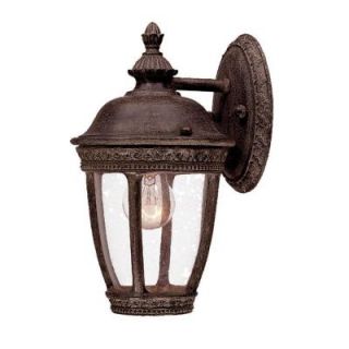 Acclaim Lighting Fleur de Lis Collection Wall Mount 1 Light Outdoor Black Coral Light Fixture DISCONTINUED 1200BC