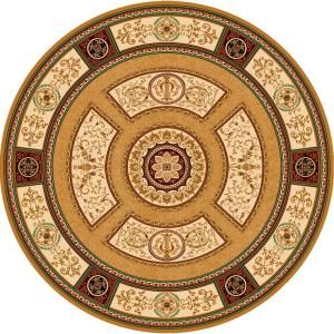 Home Dynamix Empire Gold 7 ft. 10 in. Round Area Rug 8R ER8307 151
