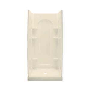 Sterling Plumbing Ensemble Curve 34 in. x 42 in. x 75 3/4 in. Shower Kit in Almond DISCONTINUED 72210100 47