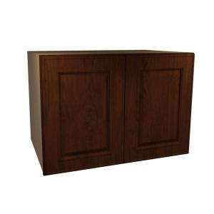 Home Decorators Collection Assembled 36x24x24 in. Wall Double Door Cabinet in Roxbury Manganite Glaze W362424 RMG