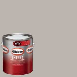 Glidden DUO Martha Stewart Living 1 gal. #MSL246 01F Bedford Gray Flat Interior Paint with Primer   DISCONTINUED MSL246 01F