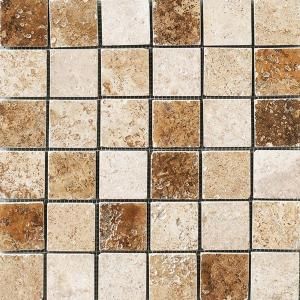 MARAZZI Montagna Blended 12 in. x 12 in. Porcelain Mosaic Floor and Wall Tile UF62