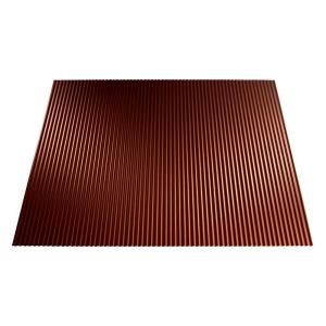 Fasade 4 ft. x 8 ft. Rib Oil Rubbed Bronze Wall Panel S65 26