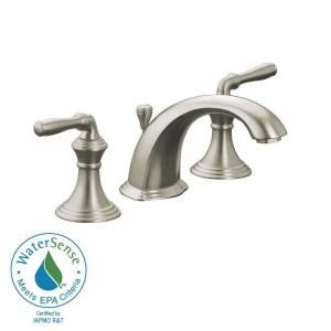 KOHLER Devonshire 8 in. Widespread 2 Handle Low Arc Bathroom Faucet in Vibrant Brushed Nickel K 394 4 BN