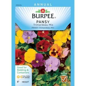 Burpee Pansy Trimardeau Mix Flower Seed 31468